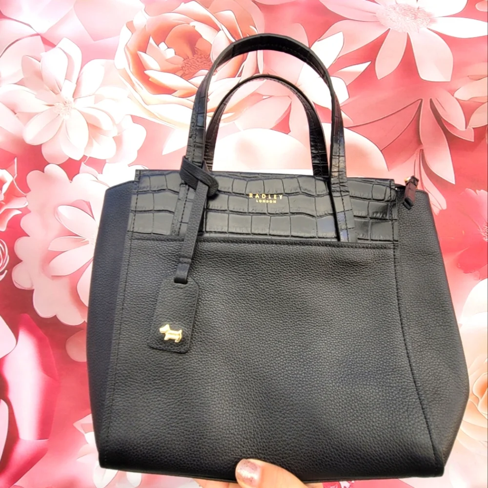 Radley London black Leather Tote Bag - Picture 2 of 7